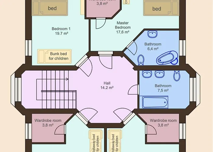 Diamondvilla, 4 Bedroom Apartment, Garden & * Praga